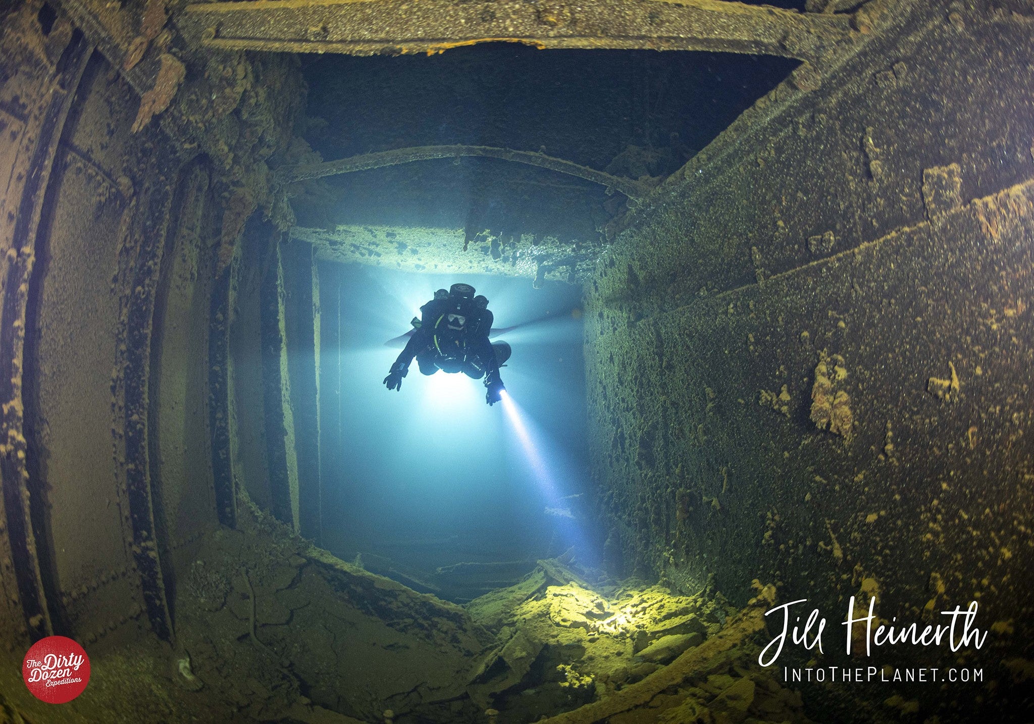 Jill Heinerth wreck dive Heian Maru