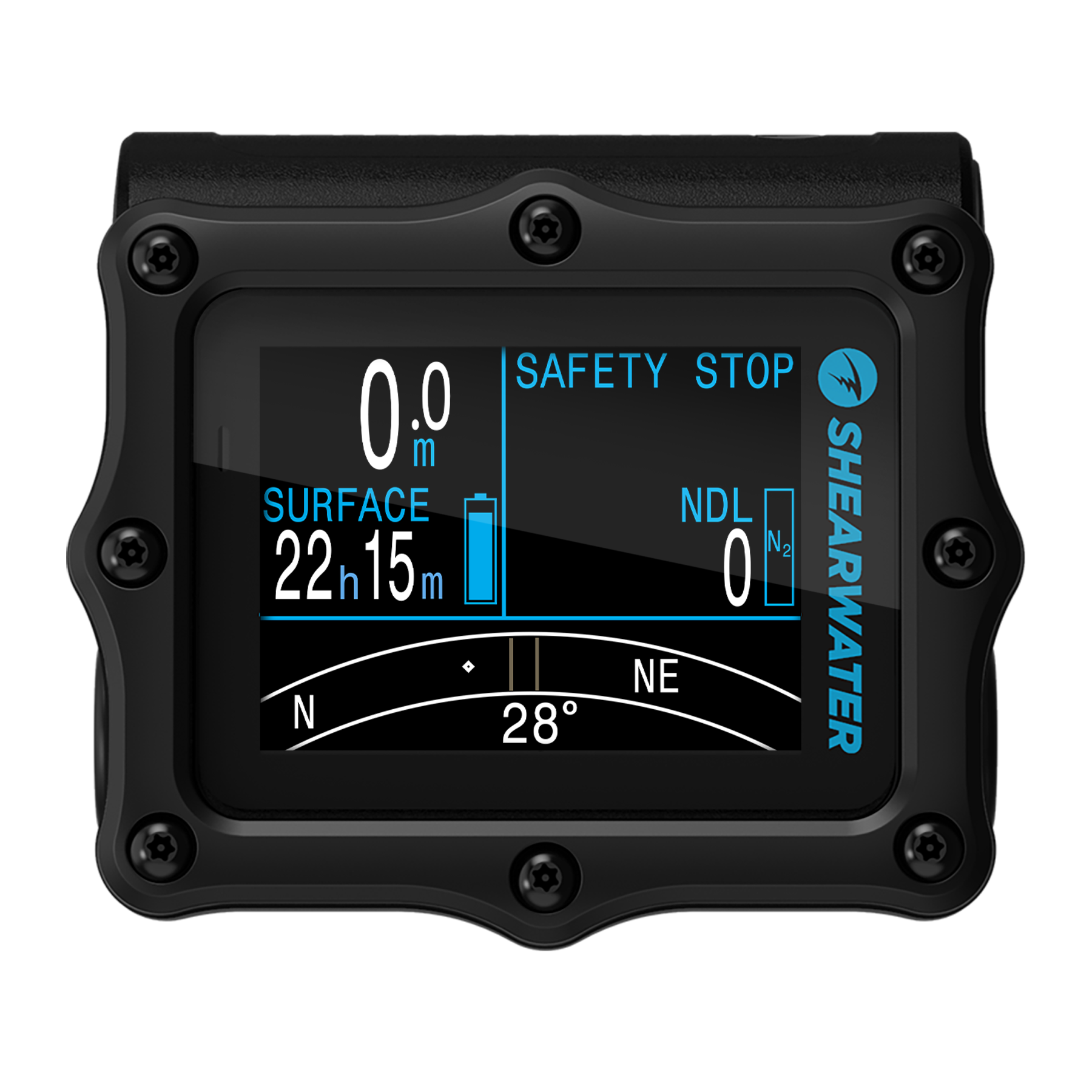 Perdix 2 Titanium Bezel with toughened Aluminosilicate Glass Screen